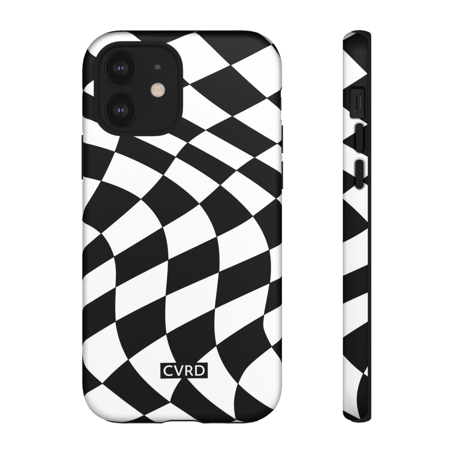 Checkered Waves iPhone Case