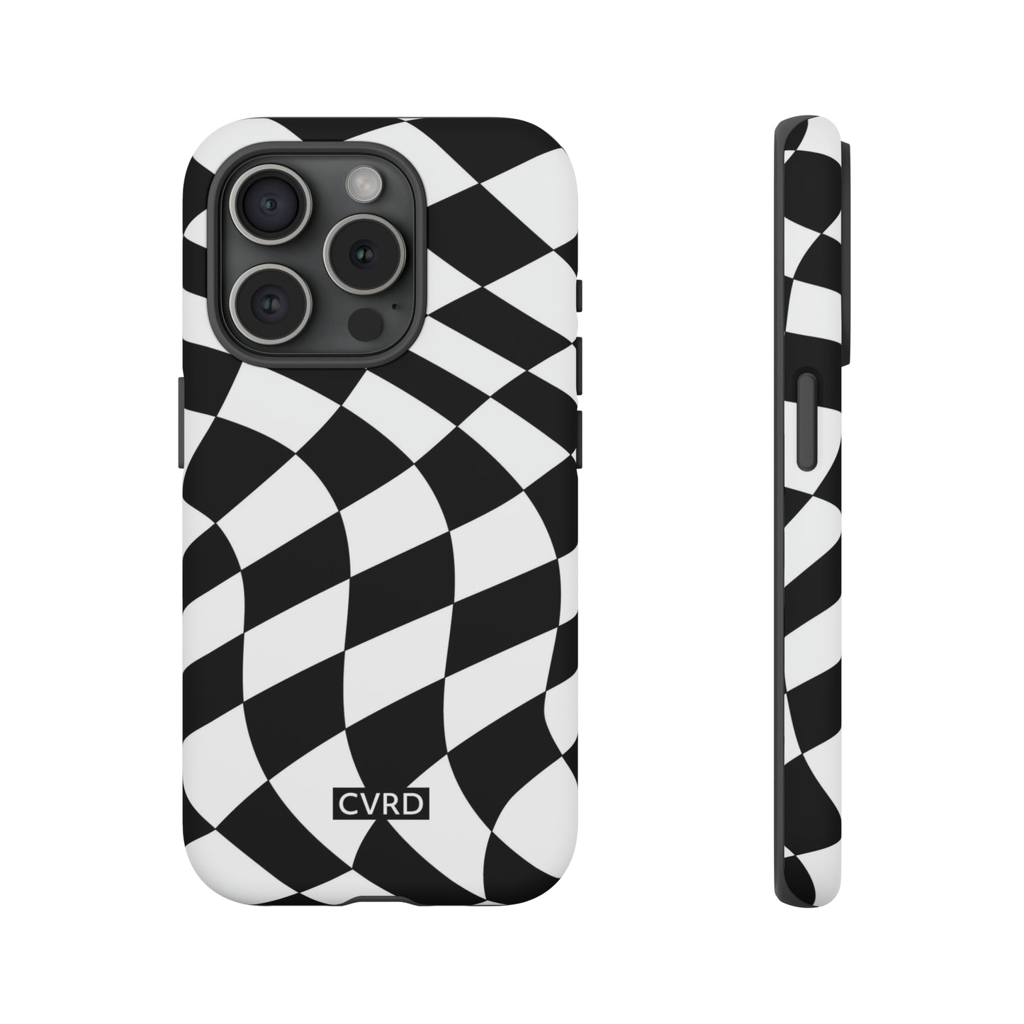 Checkered Waves iPhone Case