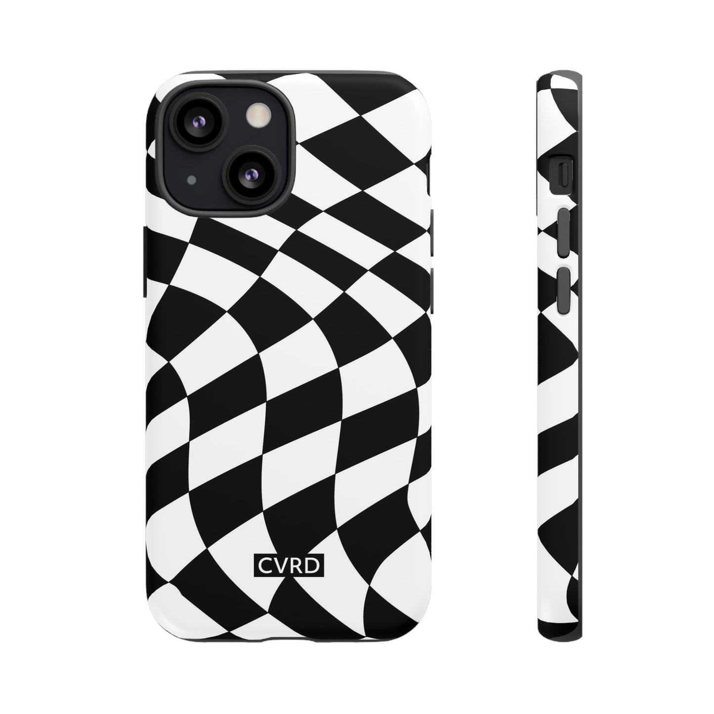 Checkered Waves iPhone Case