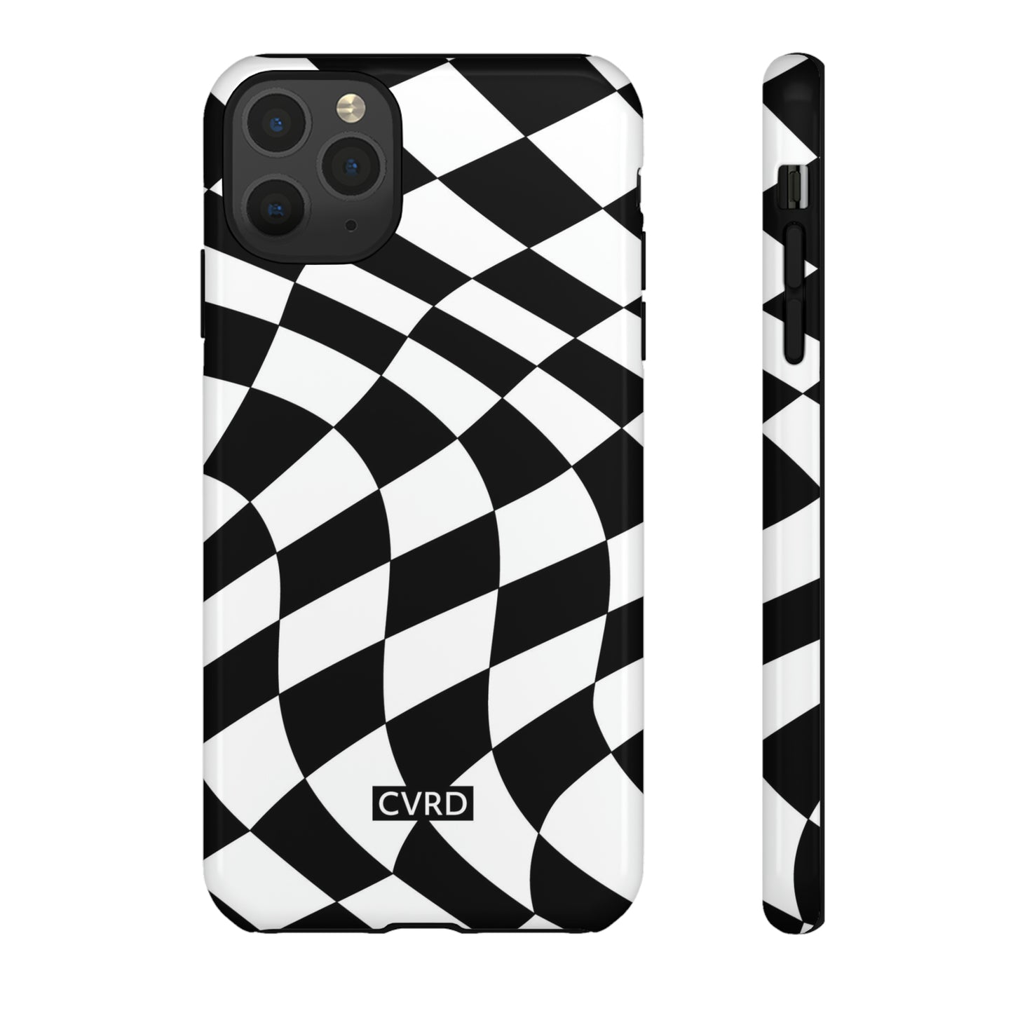 Checkered Waves iPhone Case