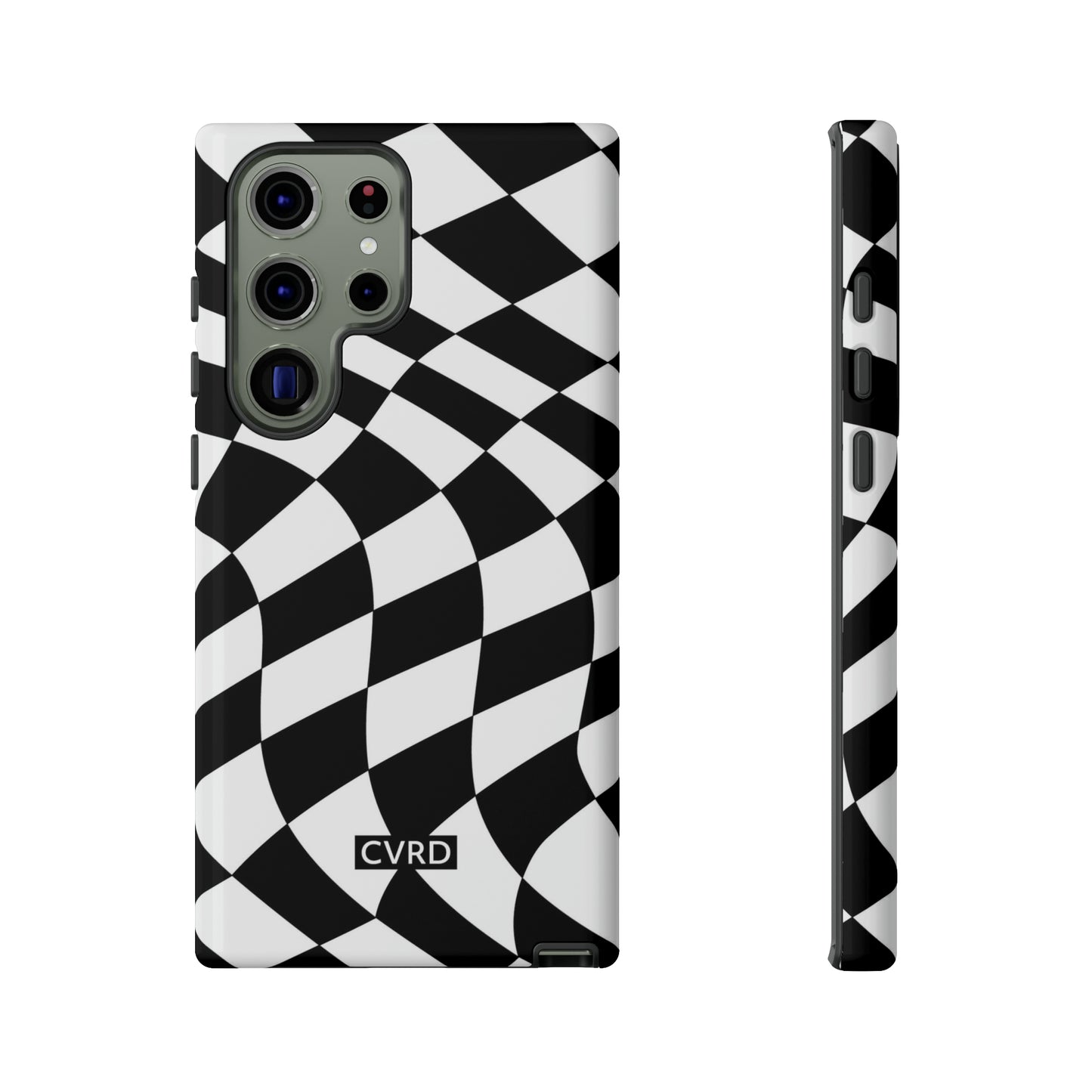 Checkered Waves Samsung Phone Case