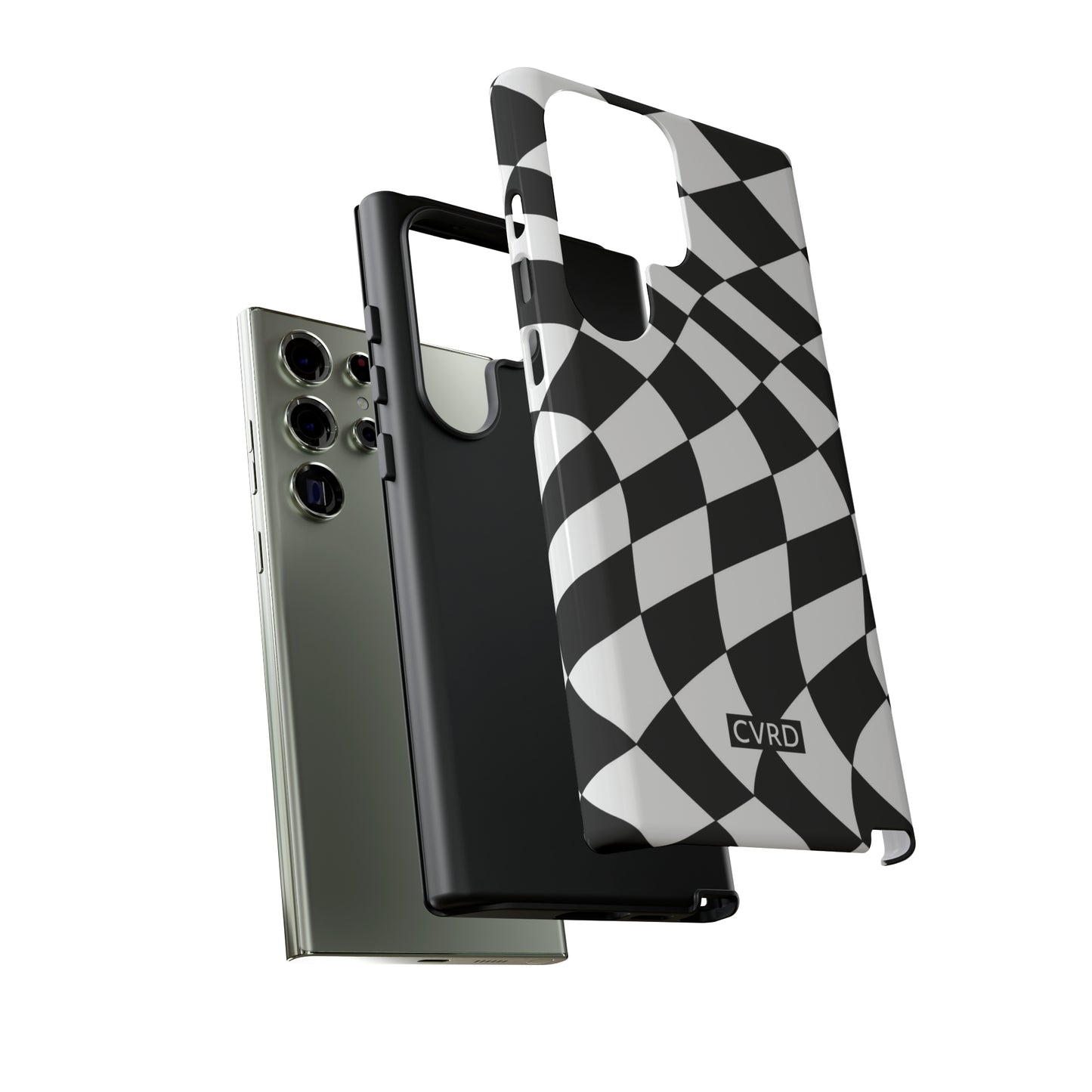 Checkered Waves Samsung Phone Case