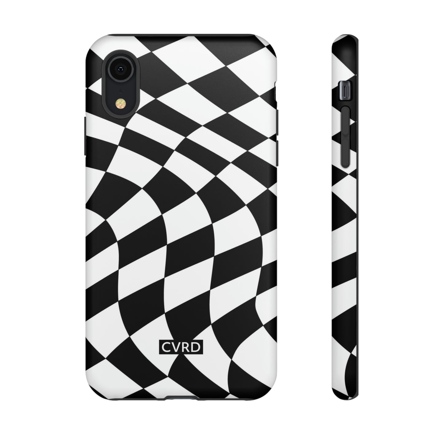 Checkered Waves iPhone Case