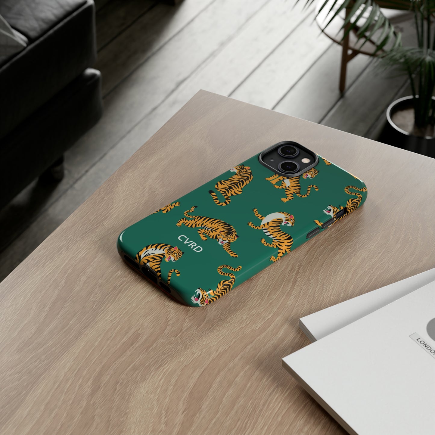 Green Tiger iPhone Case