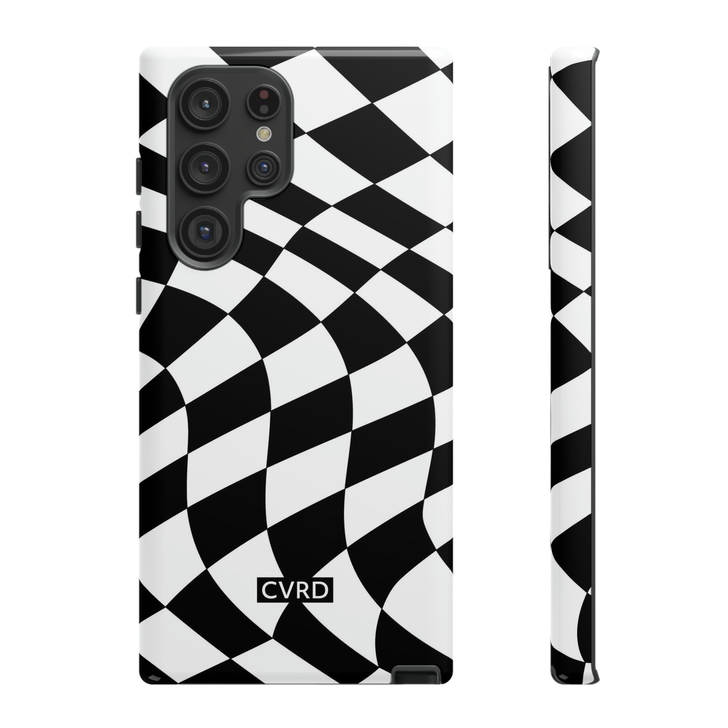 Checkered Waves Samsung Phone Case
