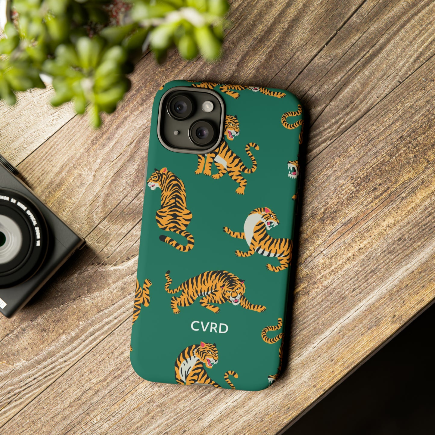 Green Tiger iPhone Case
