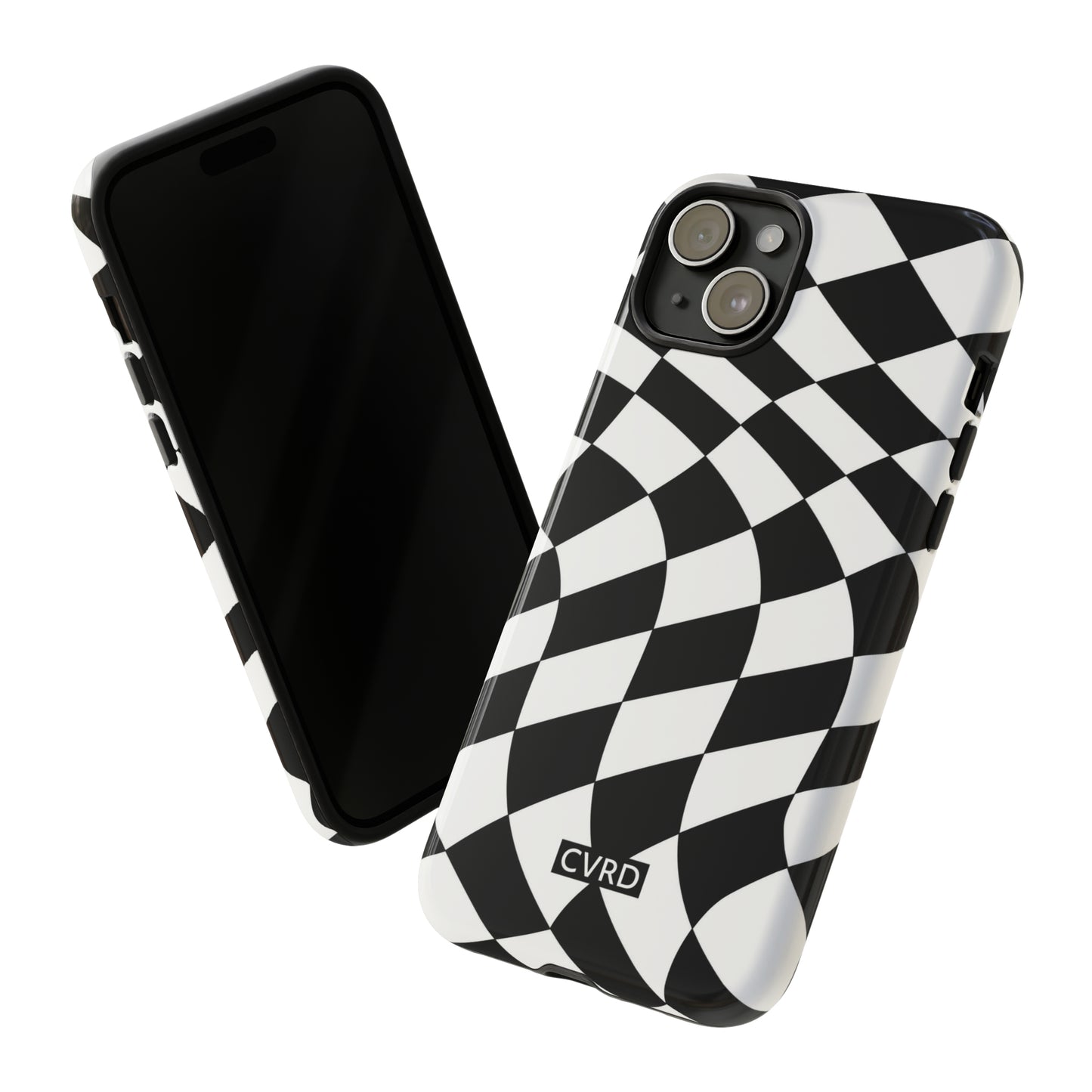 Checkered Waves iPhone Case