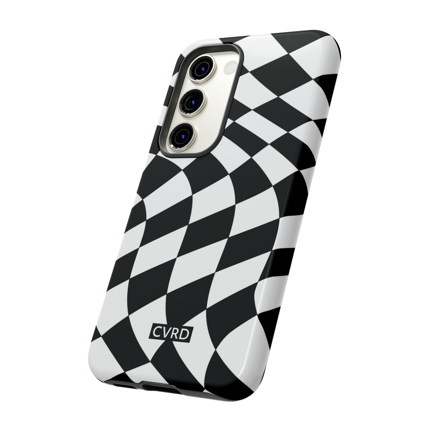Checkered Waves Samsung Phone Case
