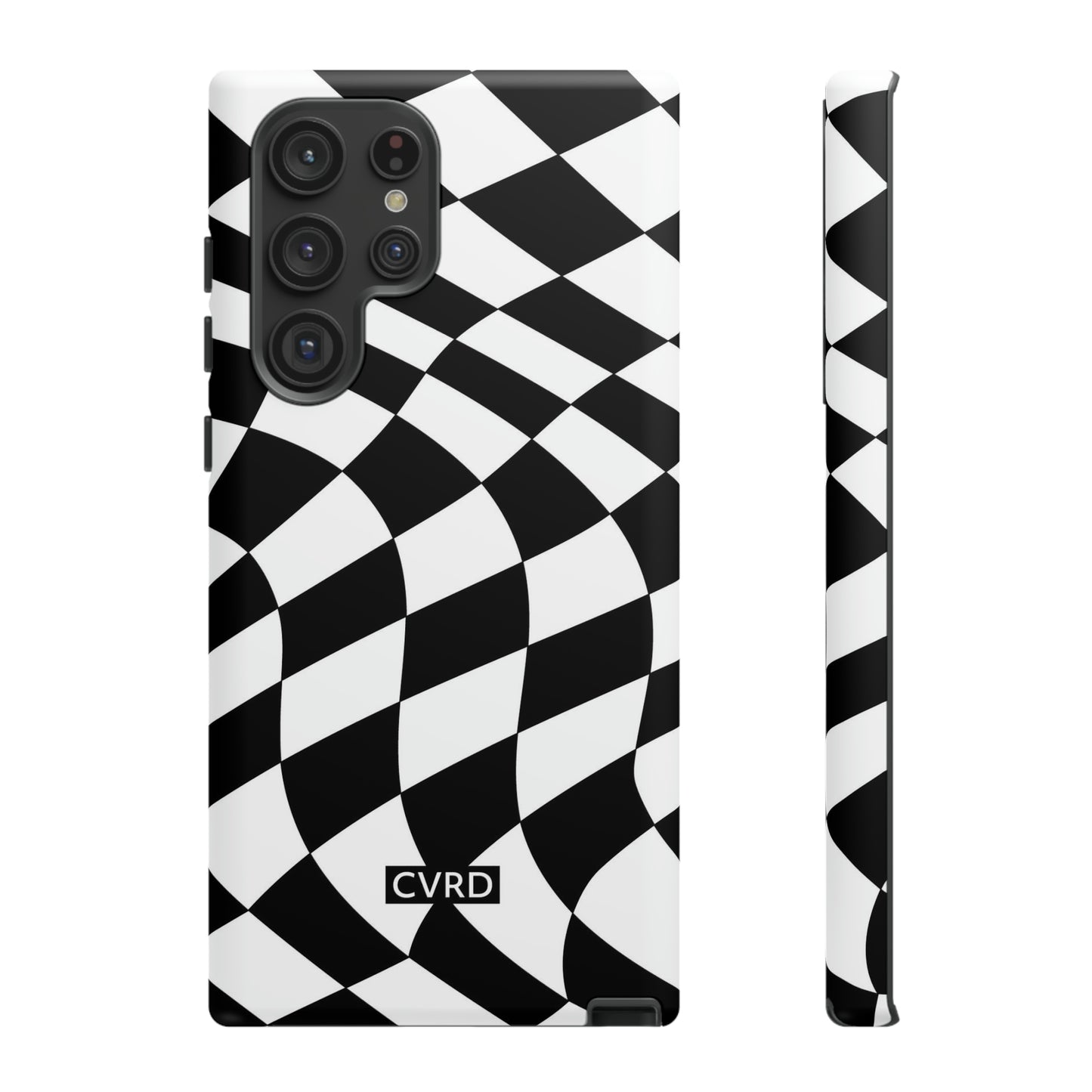 Checkered Waves Samsung Phone Case