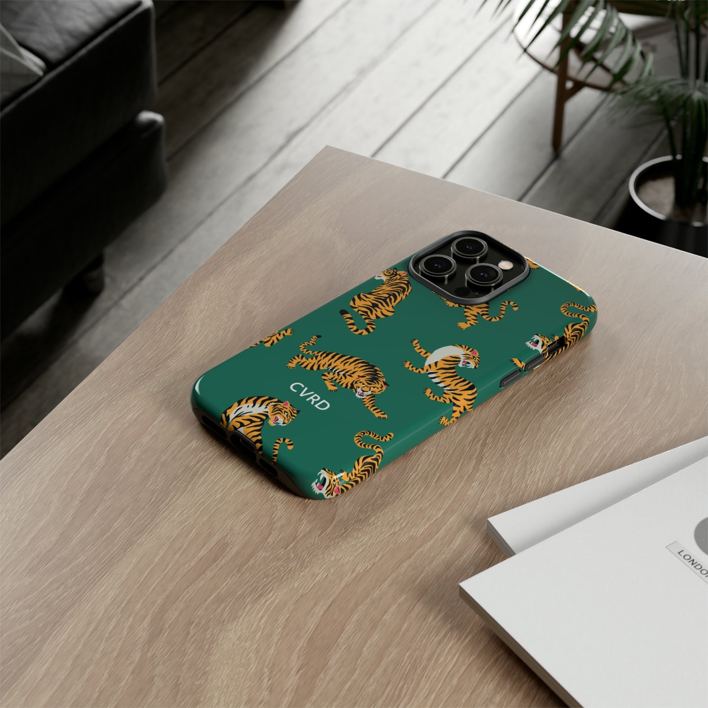 Green Tiger iPhone Case
