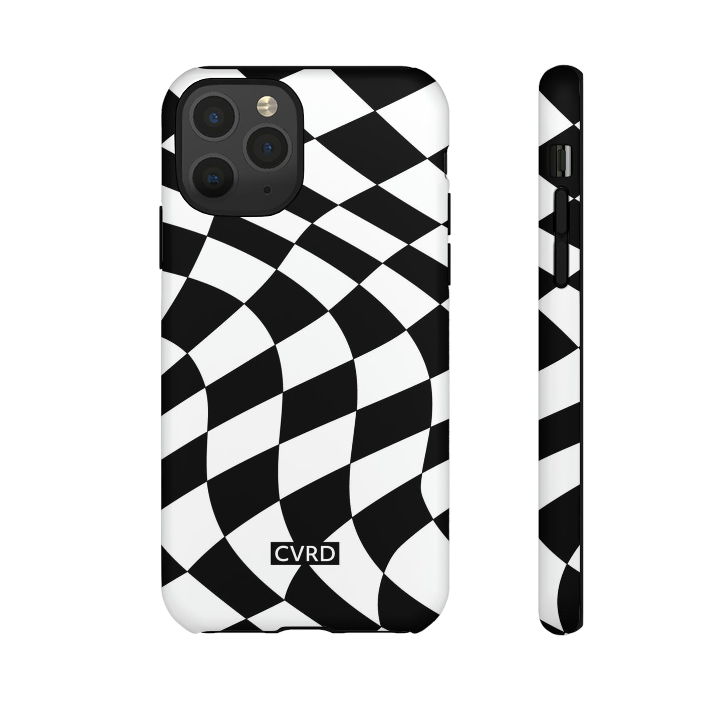 Checkered Waves iPhone Case