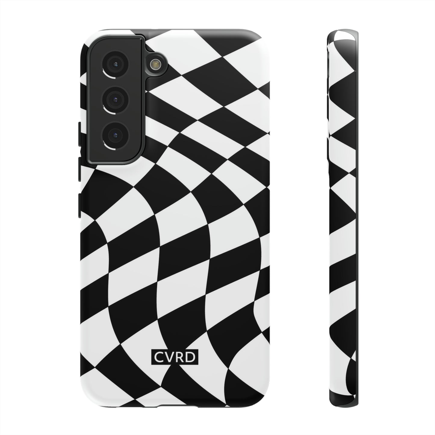 Checkered Waves Samsung Phone Case