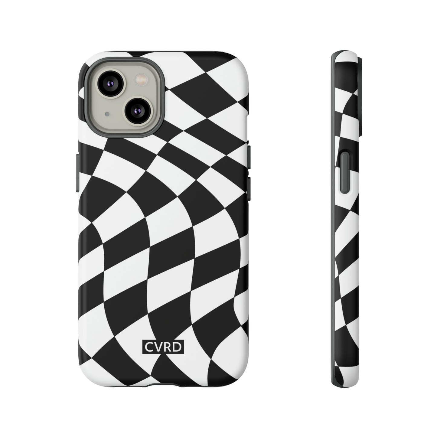 Checkered Waves iPhone Case