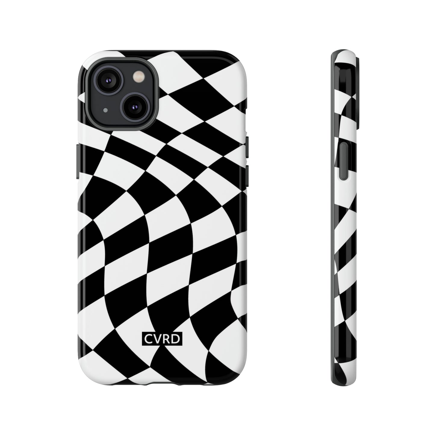 Checkered Waves iPhone Case