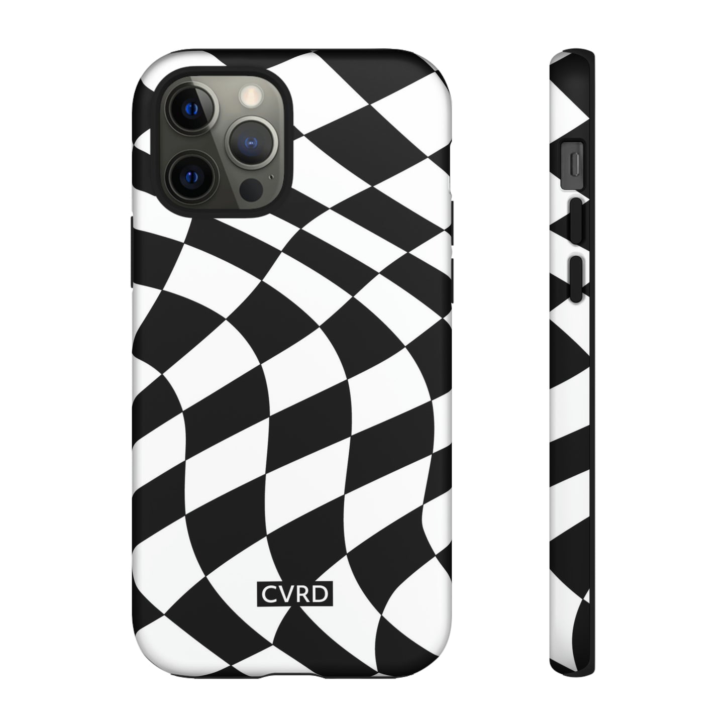 Checkered Waves iPhone Case
