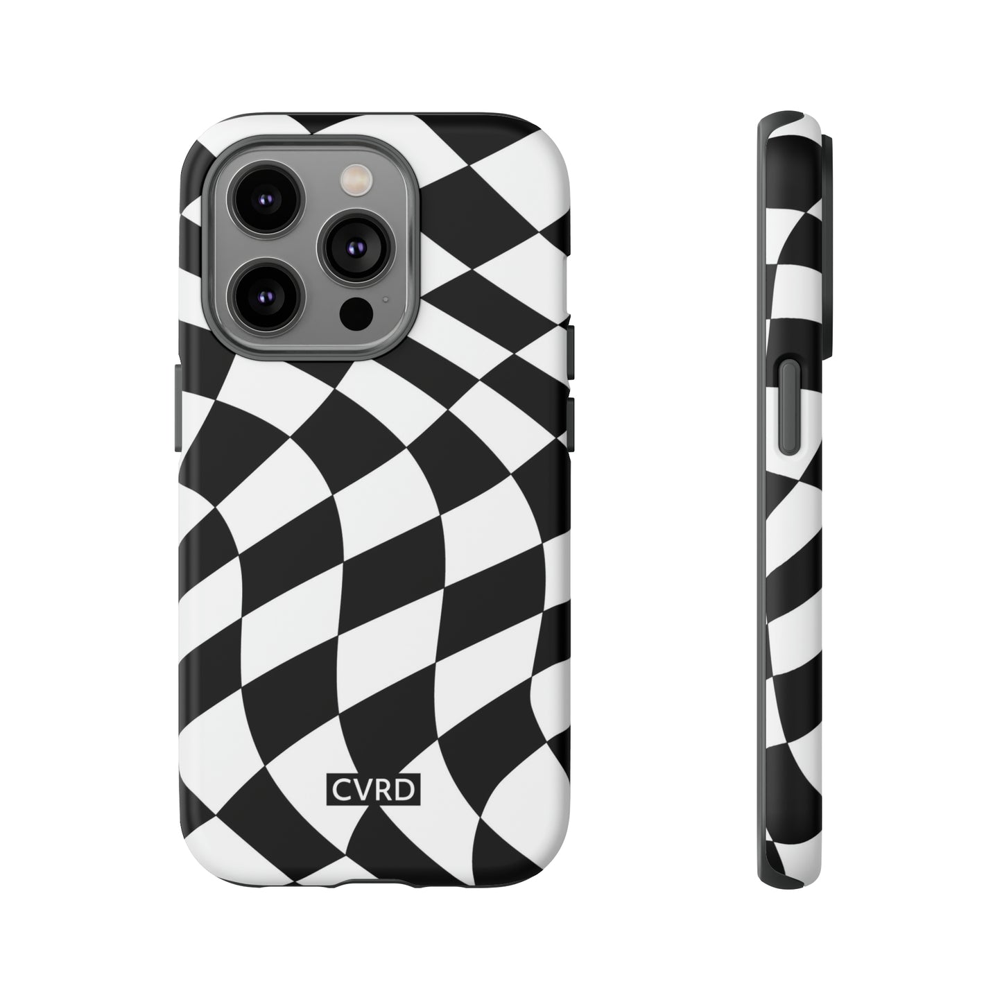 Checkered Waves iPhone Case