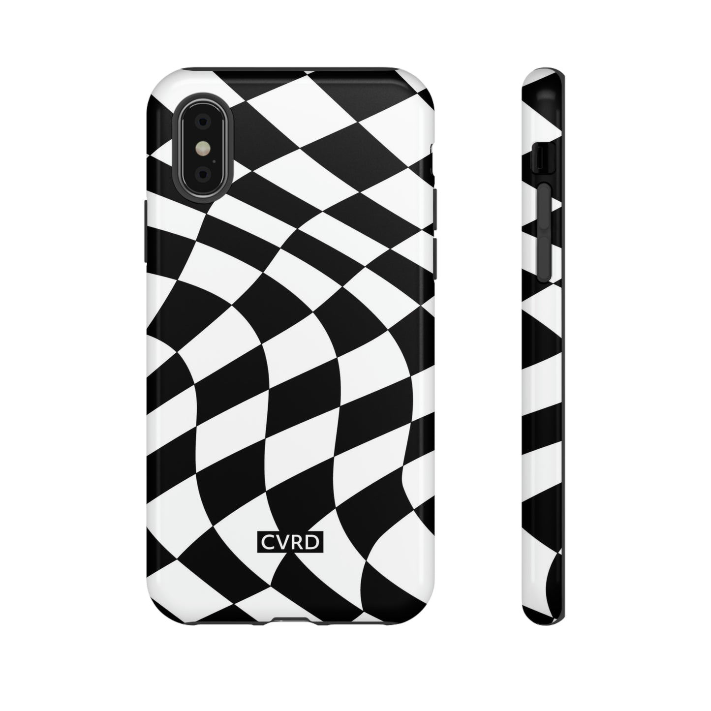 Checkered Waves iPhone Case
