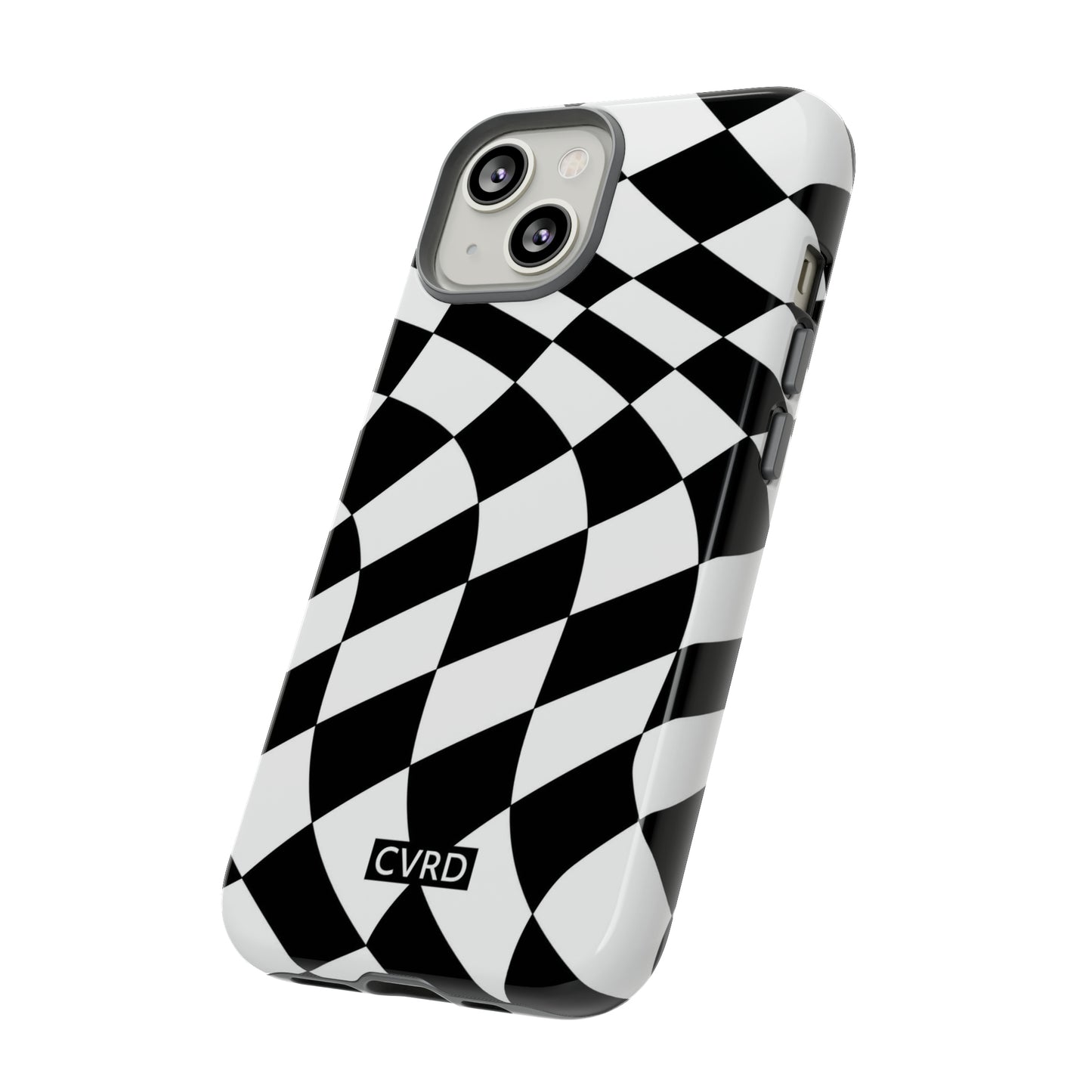 Checkered Waves iPhone Case