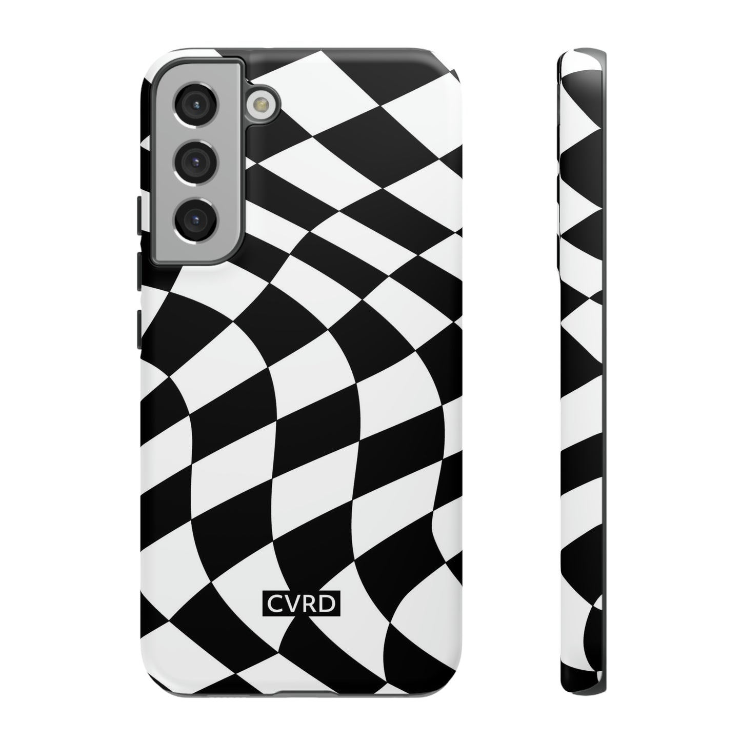Checkered Waves Samsung Phone Case