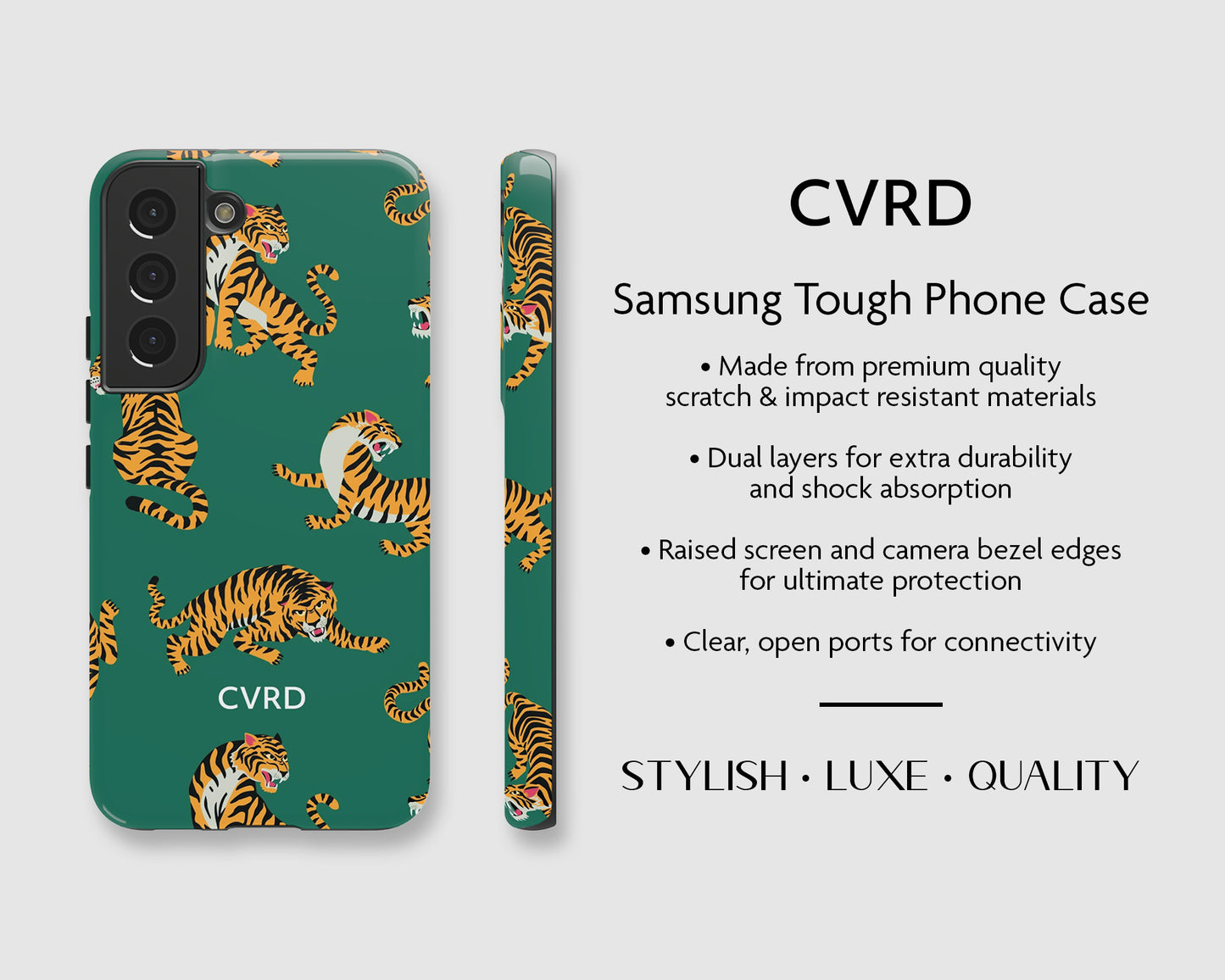Green Tiger Samsung Phone Case
