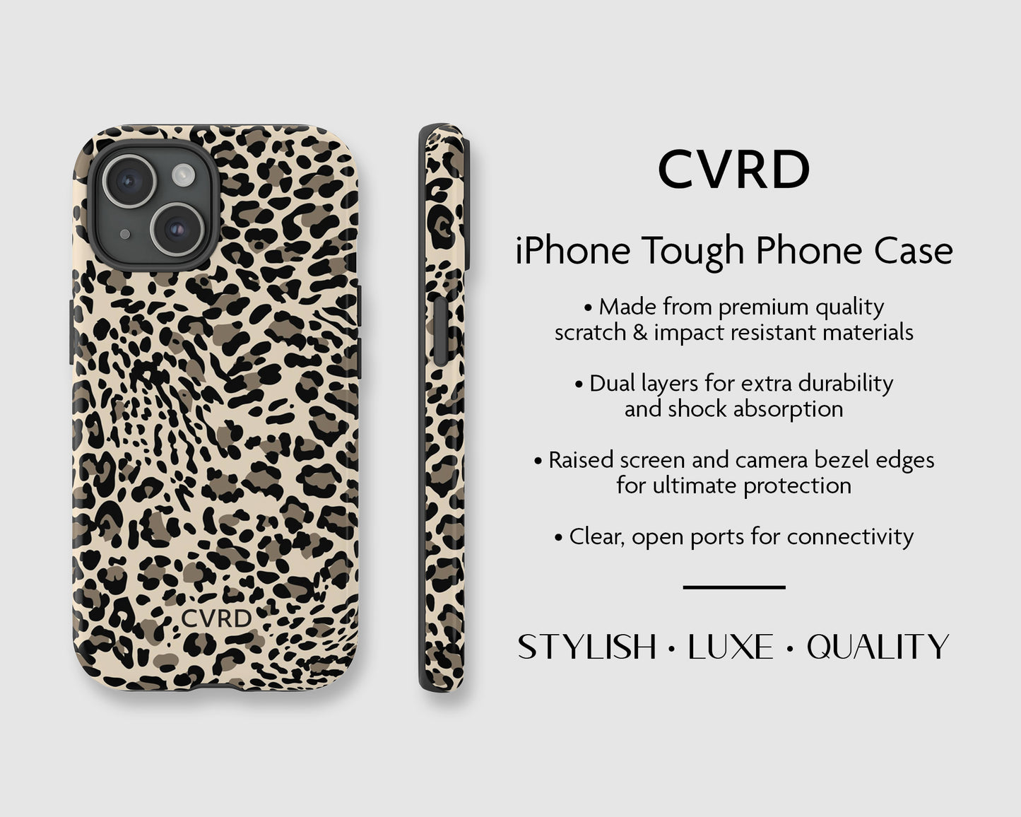 Leopard Print iPhone Case