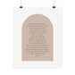 The Lord's Prayer Christian Art Print (Physical)