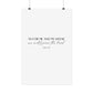 "As for me and my house" Joshua 24:15 Christian Art Print - White (Physical Poster)