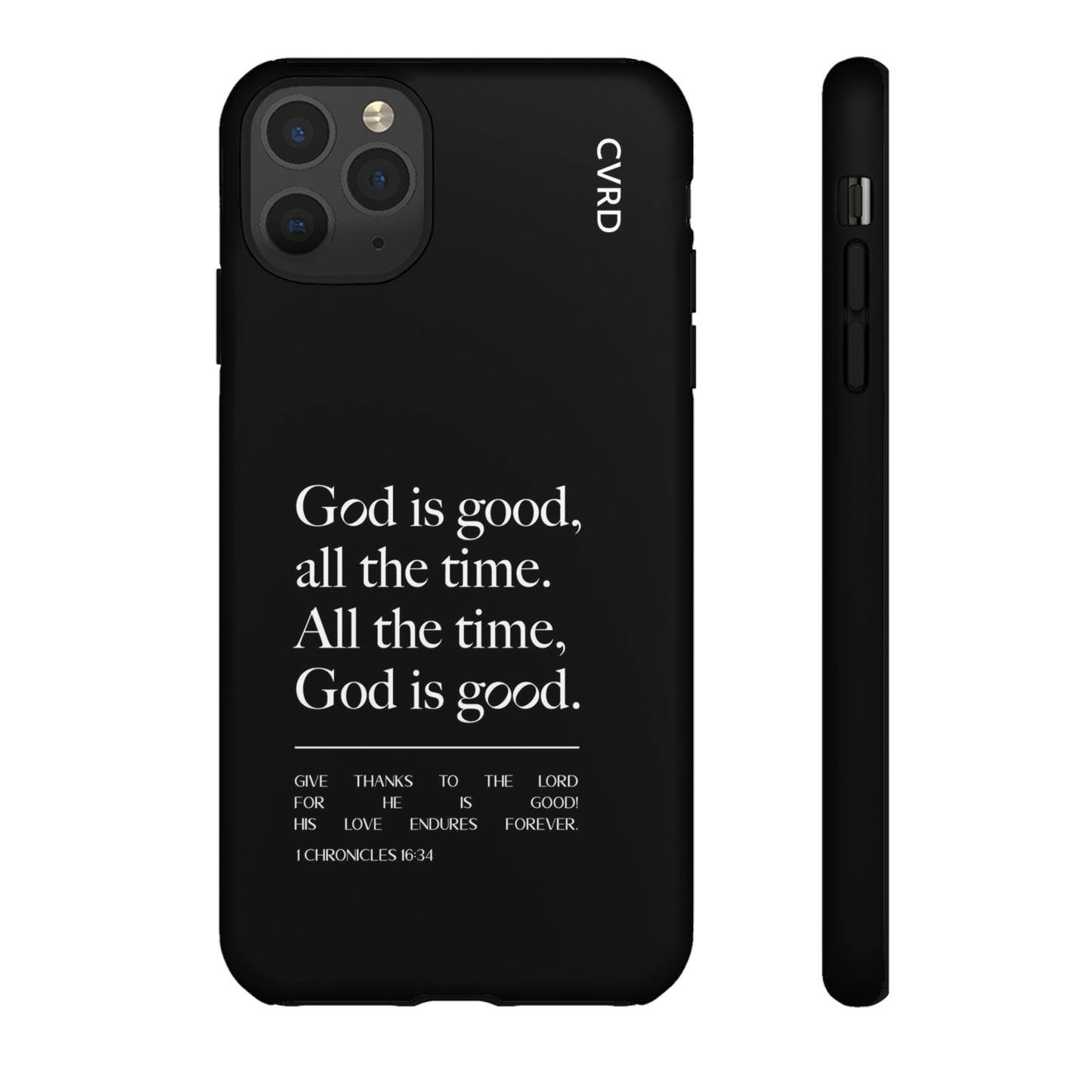 God is Good All The Time, Black iPhone Case