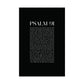 Psalm 91 Christian Art Print - Black (Physical Poster)