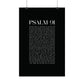 Psalm 91 Christian Art Print - Black (Physical Poster)