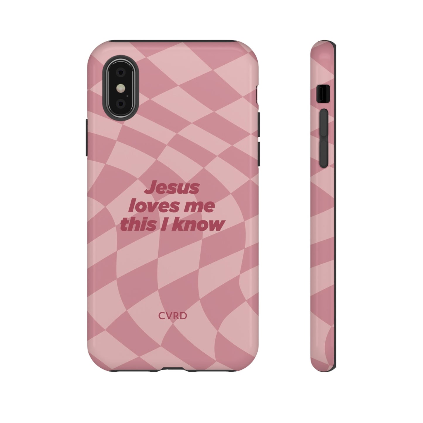 Jesus loves me this I know, Pink iPhone Case