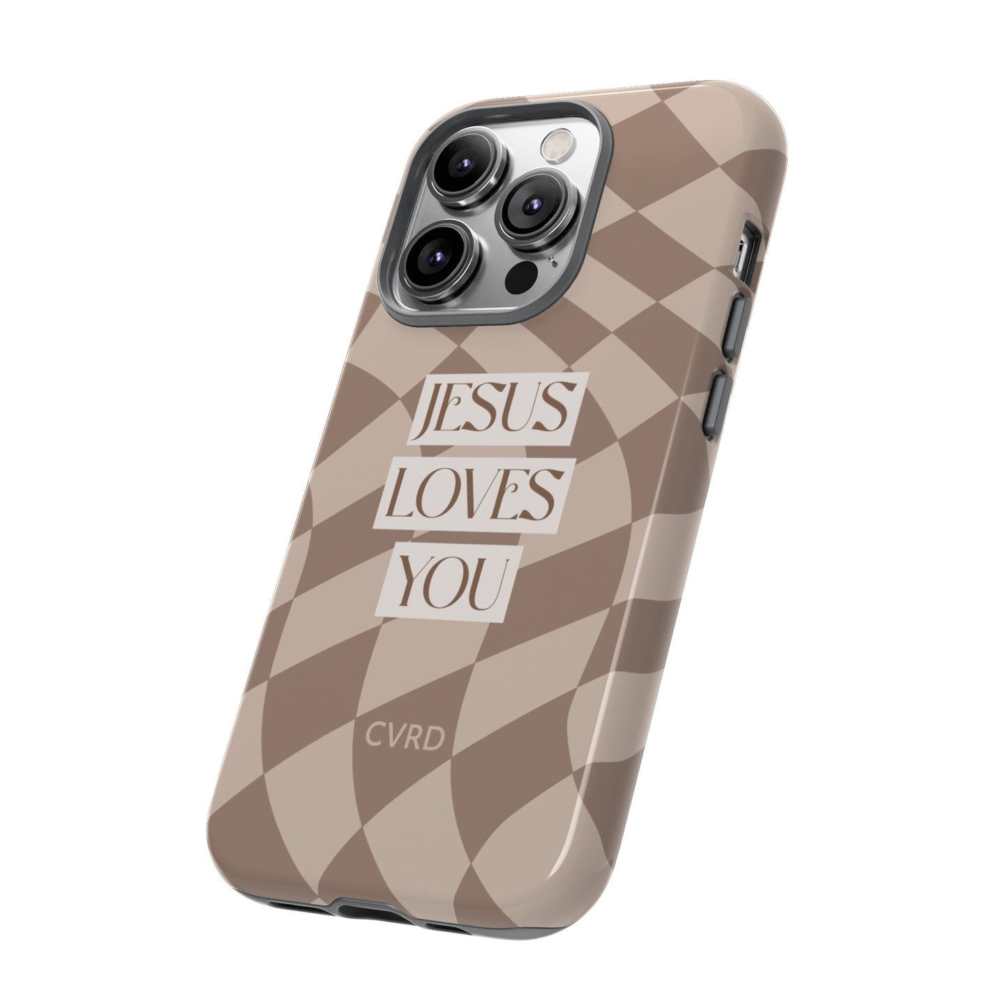 Jesus Loves You, Latte Christian iPhone Case