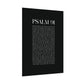 Psalm 91 Christian Art Print - Black (Physical Poster)