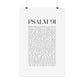 Psalm 91 Christian Art Print - White (Physical Poster)