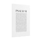 Psalm 91 Christian Art Print - White (Physical Poster)