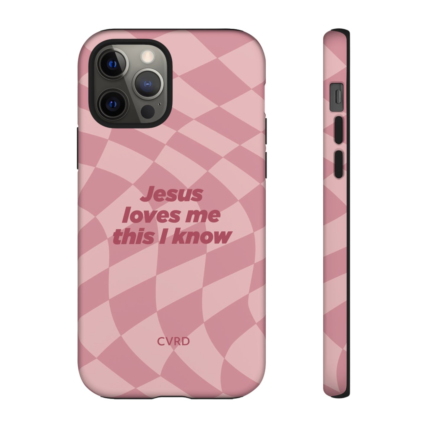 Jesus loves me this I know, Pink iPhone Case