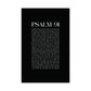 Psalm 91 Christian Art Print - Black (Physical Poster)