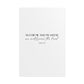 "As for me and my house" Joshua 24:15 Christian Art Print - White (Physical Poster)