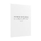 "As for me and my house" Joshua 24:15 Christian Art Print - White (Physical Poster)