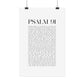 Psalm 91 Christian Art Print - White (Physical Poster)