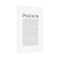 Psalm 91 Christian Art Print - White (Physical Poster)