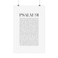 Psalm 91 Christian Art Print - White (Physical Poster)