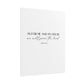 "As for me and my house" Joshua 24:15 Christian Art Print - White (Physical Poster)