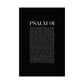 Psalm 91 Christian Art Print - Black (Physical Poster)