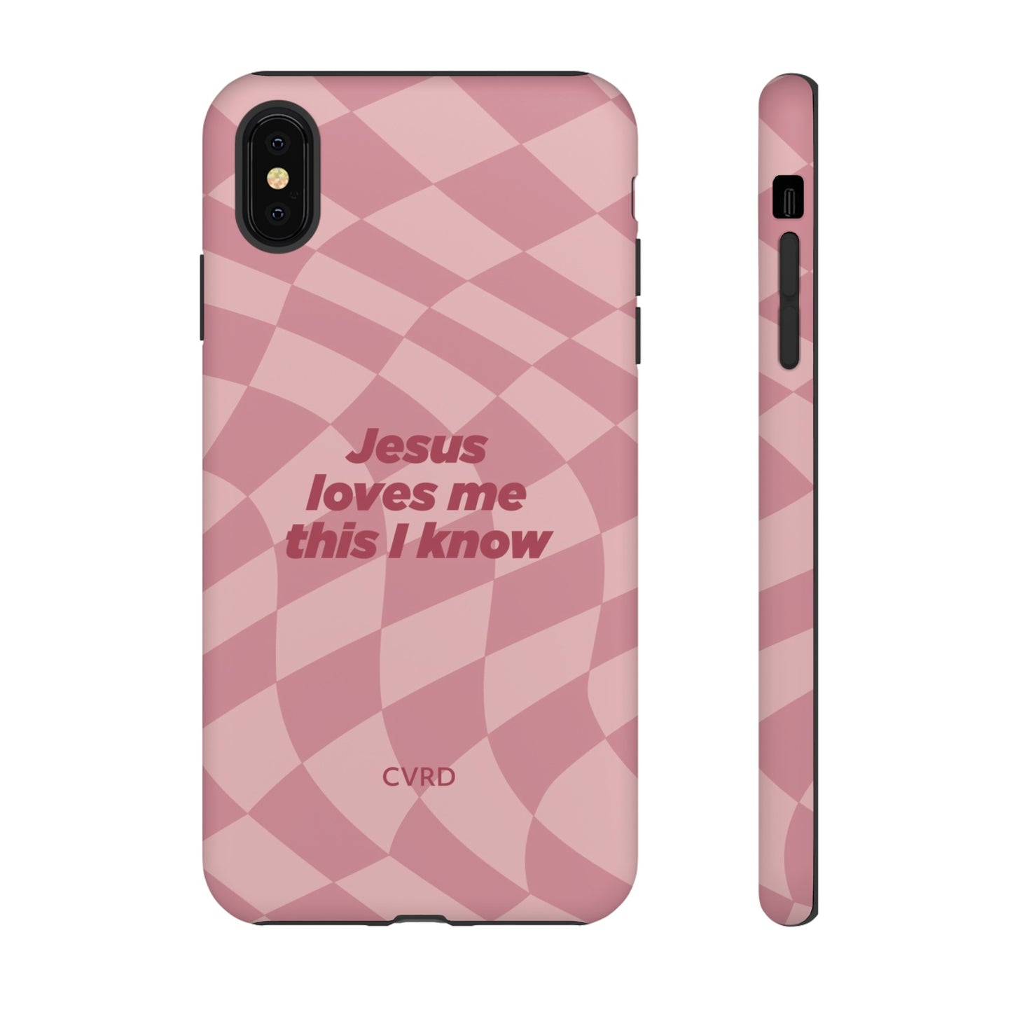 Jesus loves me this I know, Pink iPhone Case