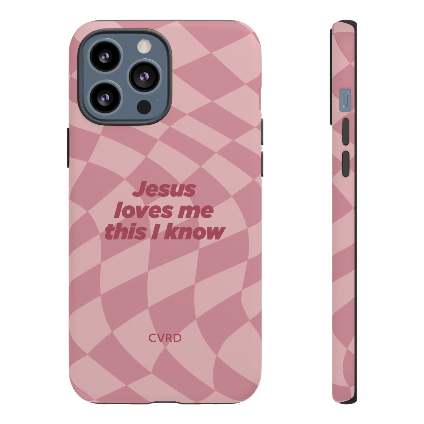 Jesus loves me this I know, Pink iPhone Case