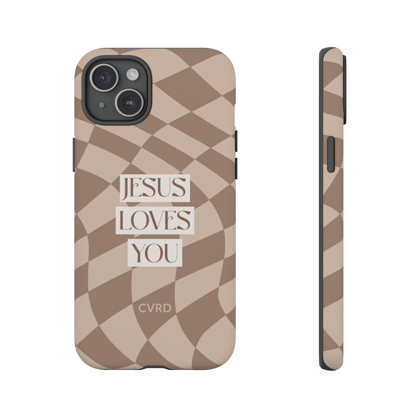 Jesus Loves You, Latte Christian iPhone Case