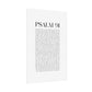 Psalm 91 Christian Art Print - White (Physical Poster)