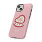 Pink Vintage Heart Cake Christian Phone Case