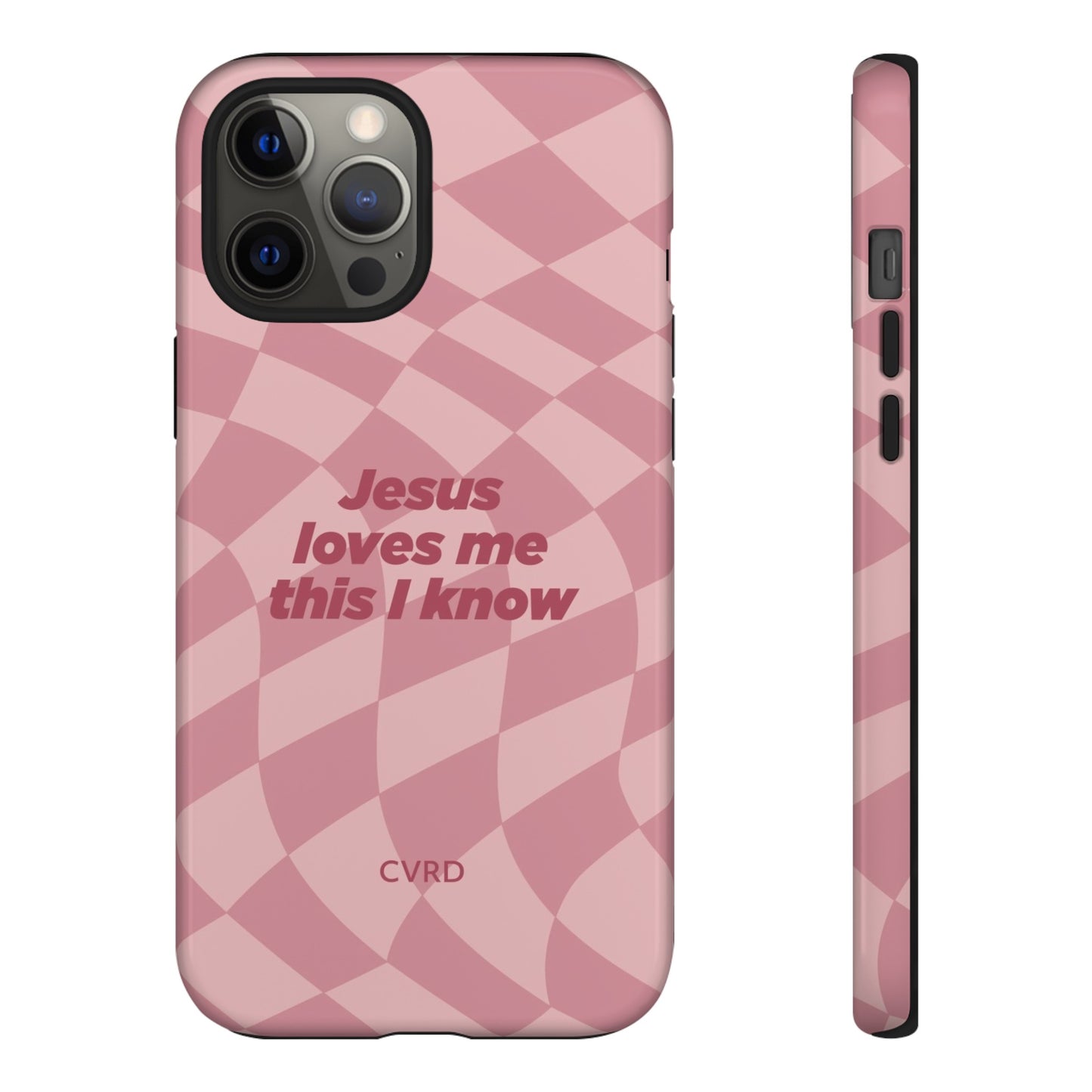 Jesus loves me this I know, Pink iPhone Case